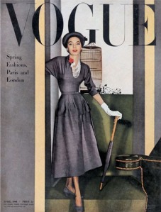 Magazine from the 1940s. http://www.labelledujour.com/2010/04/1940s-vogue-le-premier.html