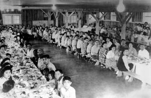 The mess halls in Internment Camps did not allow for families to eat together. http://www.democraticunderground.com/1014578236